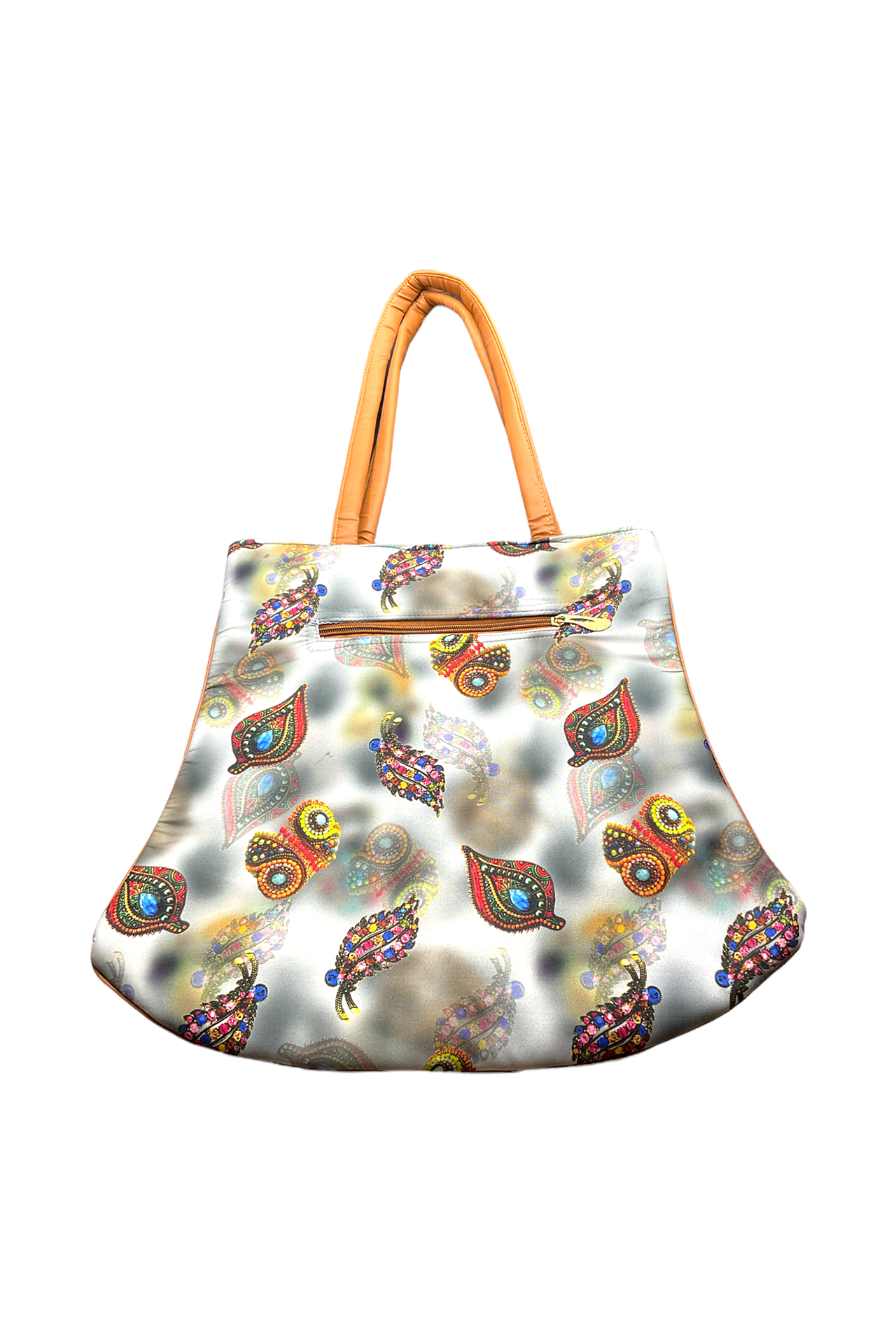 Collage Leather Bag Flower Print CLB004