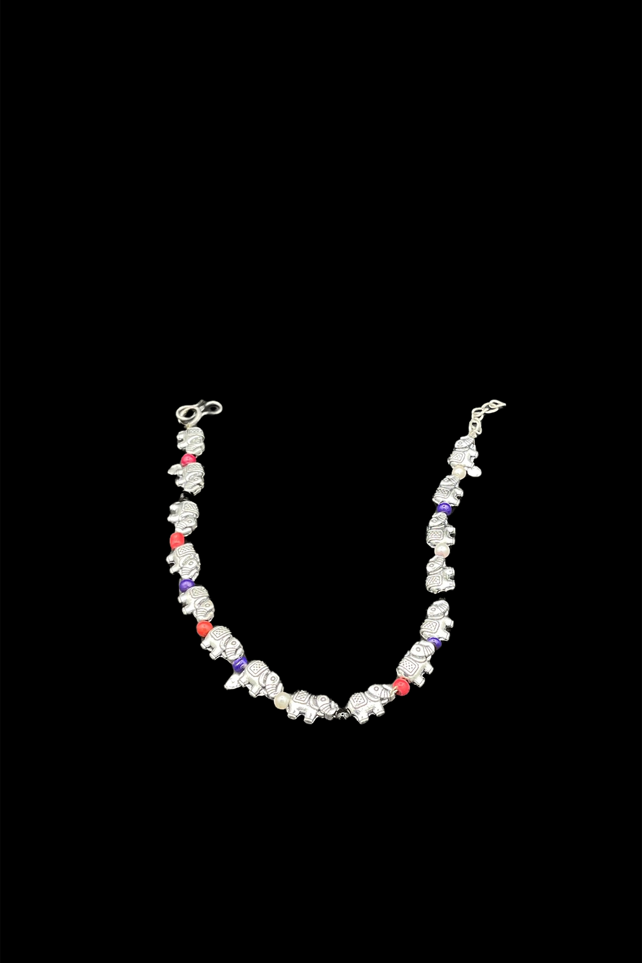 Anklet With Elaphant Beads AKE11
