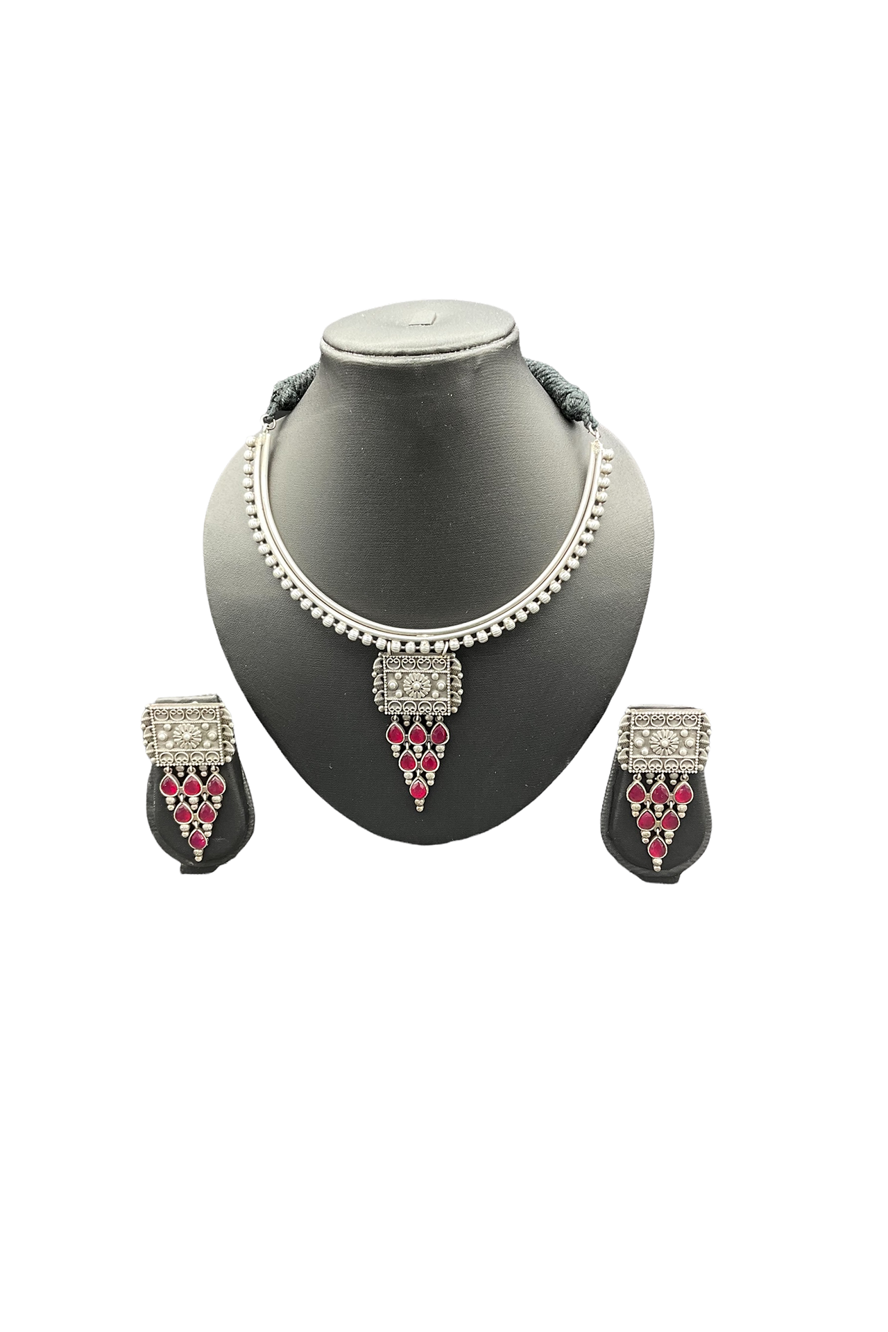 Choker Set With Rani Stone SRSR550 (2)