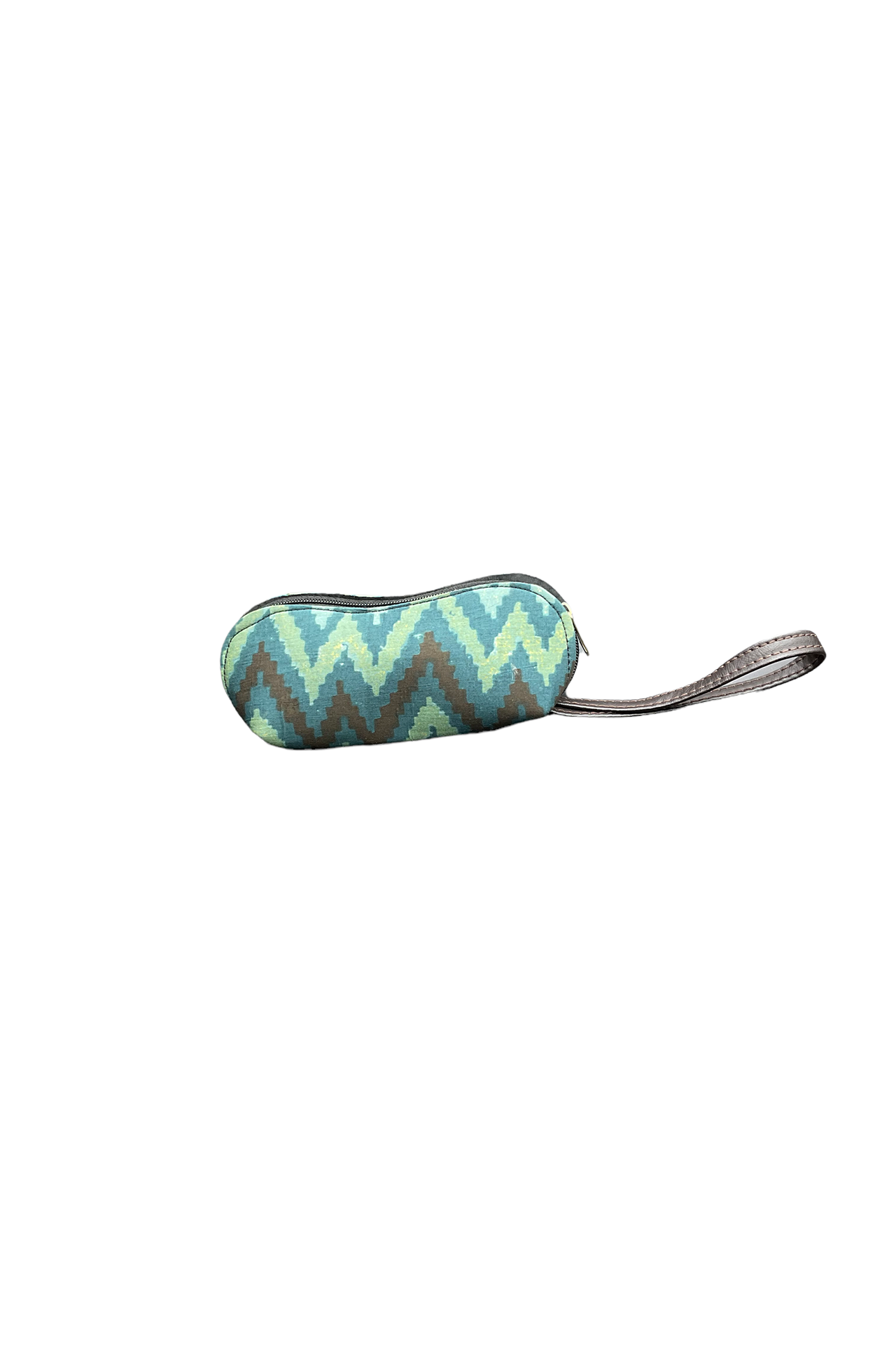 Cloth Handbad With 2pieces Green ZigZag Print CHW2P004___