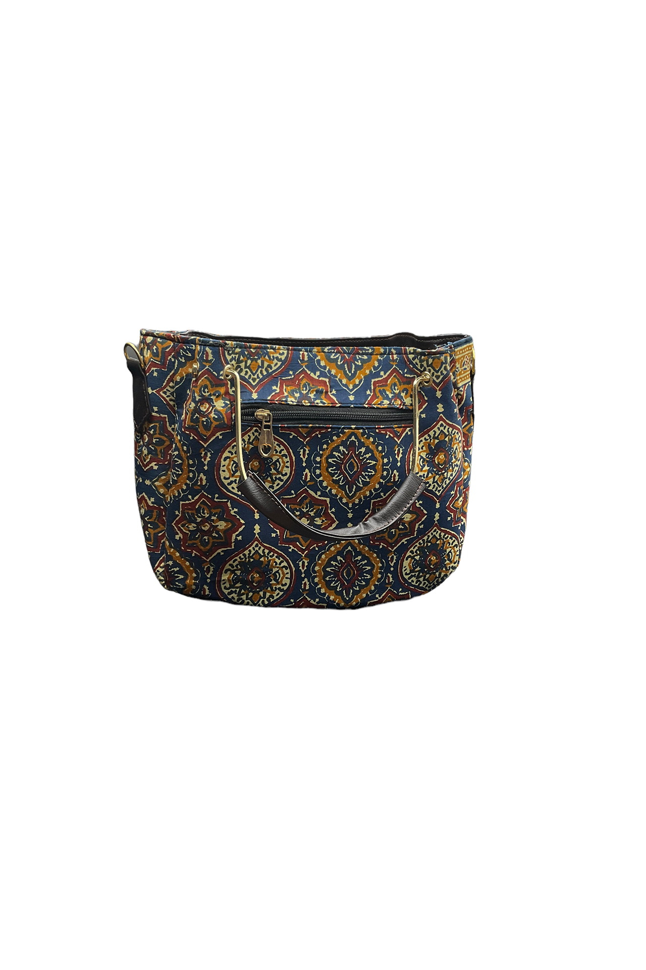 Cloth Handbad With 2pieces Royal Blue Wtih Red White Print CHW2P003_