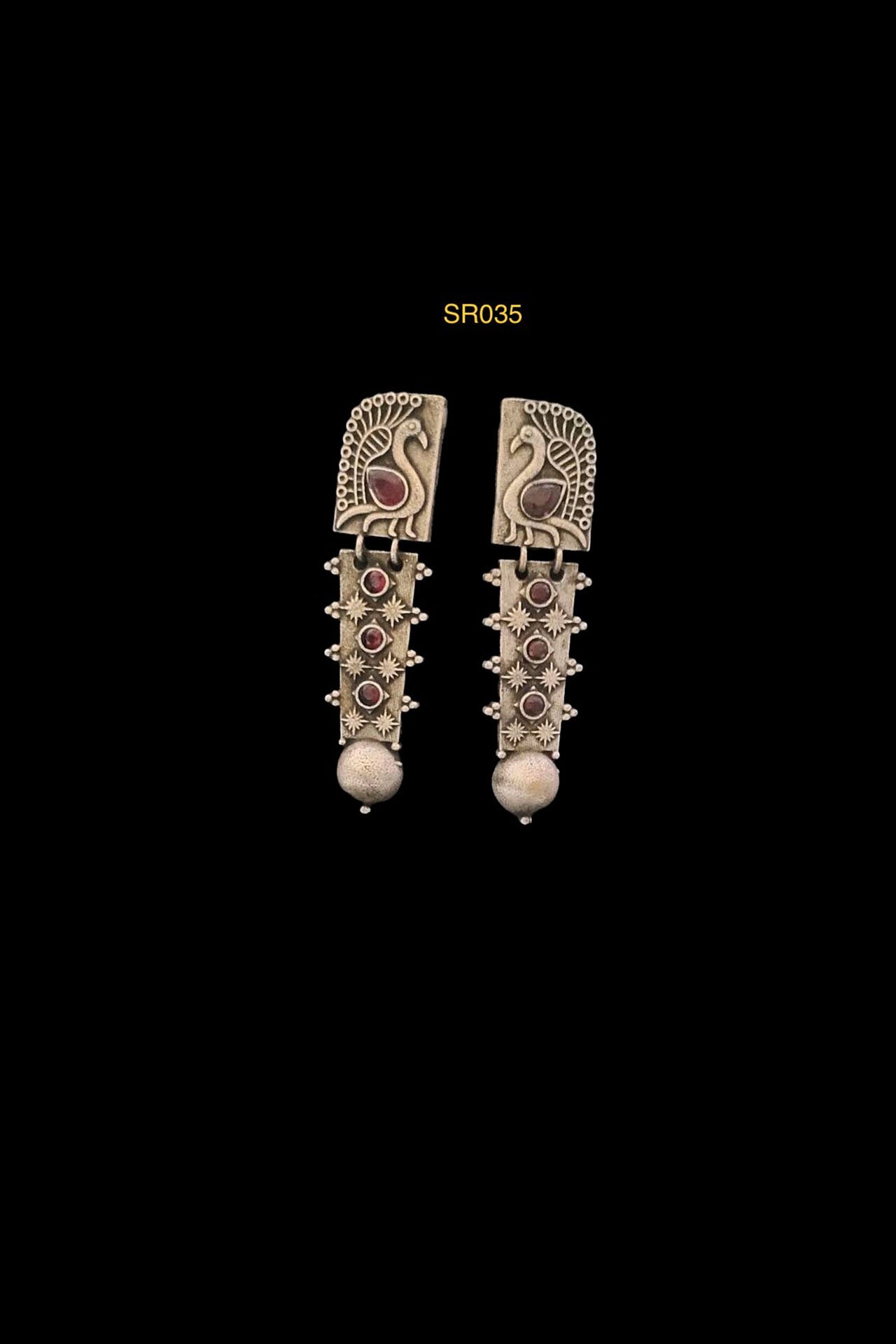 Dangler Earring Peacock Rani SR035R