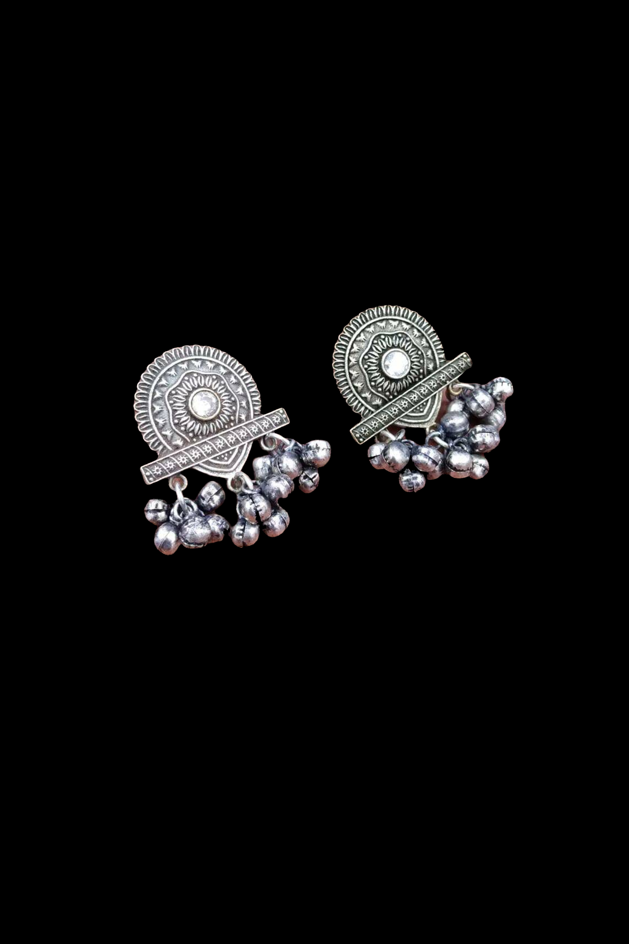 Dangler Earring Round Shape With Gugari SR042