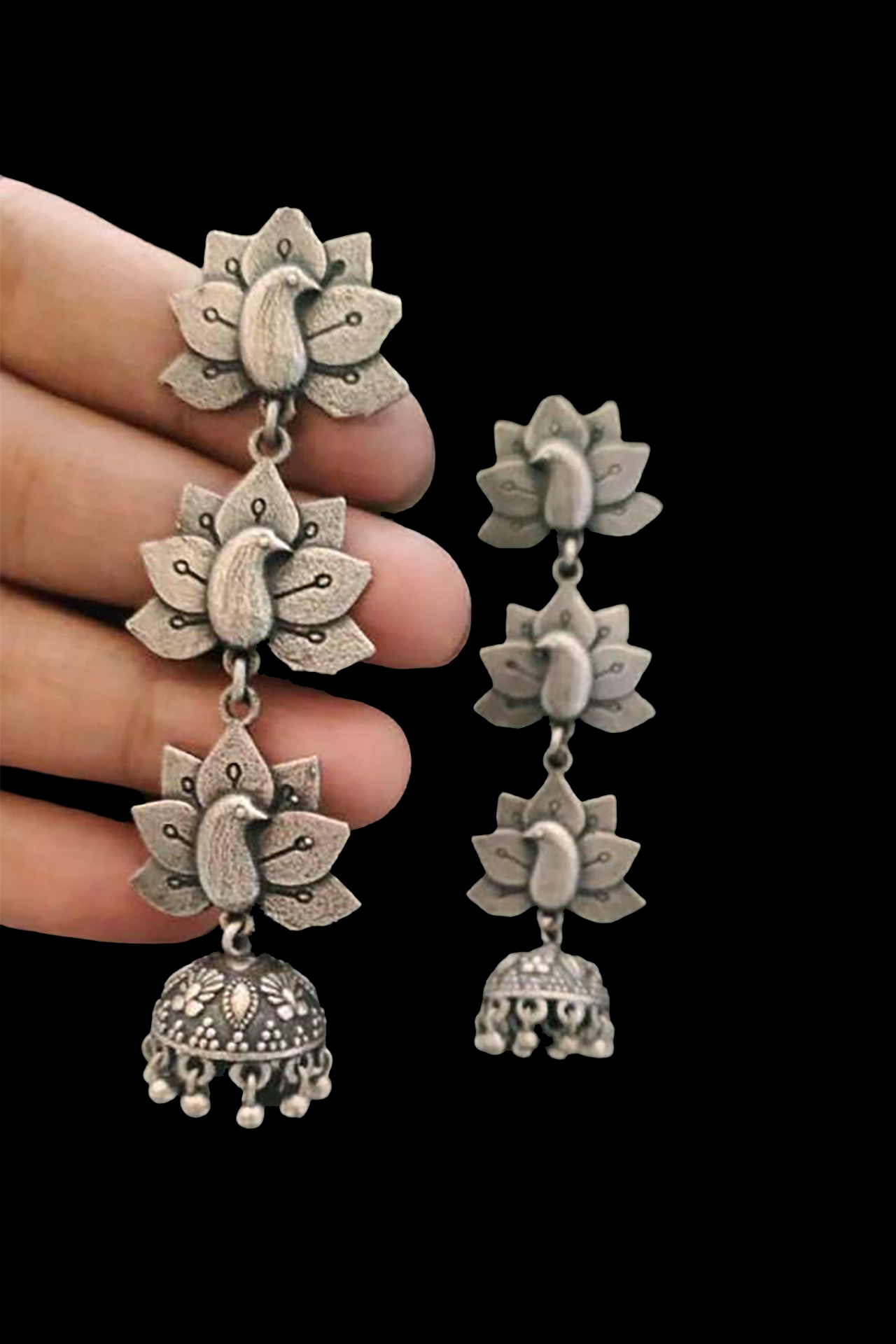 Peacock Jumakha Earring SRPJ145