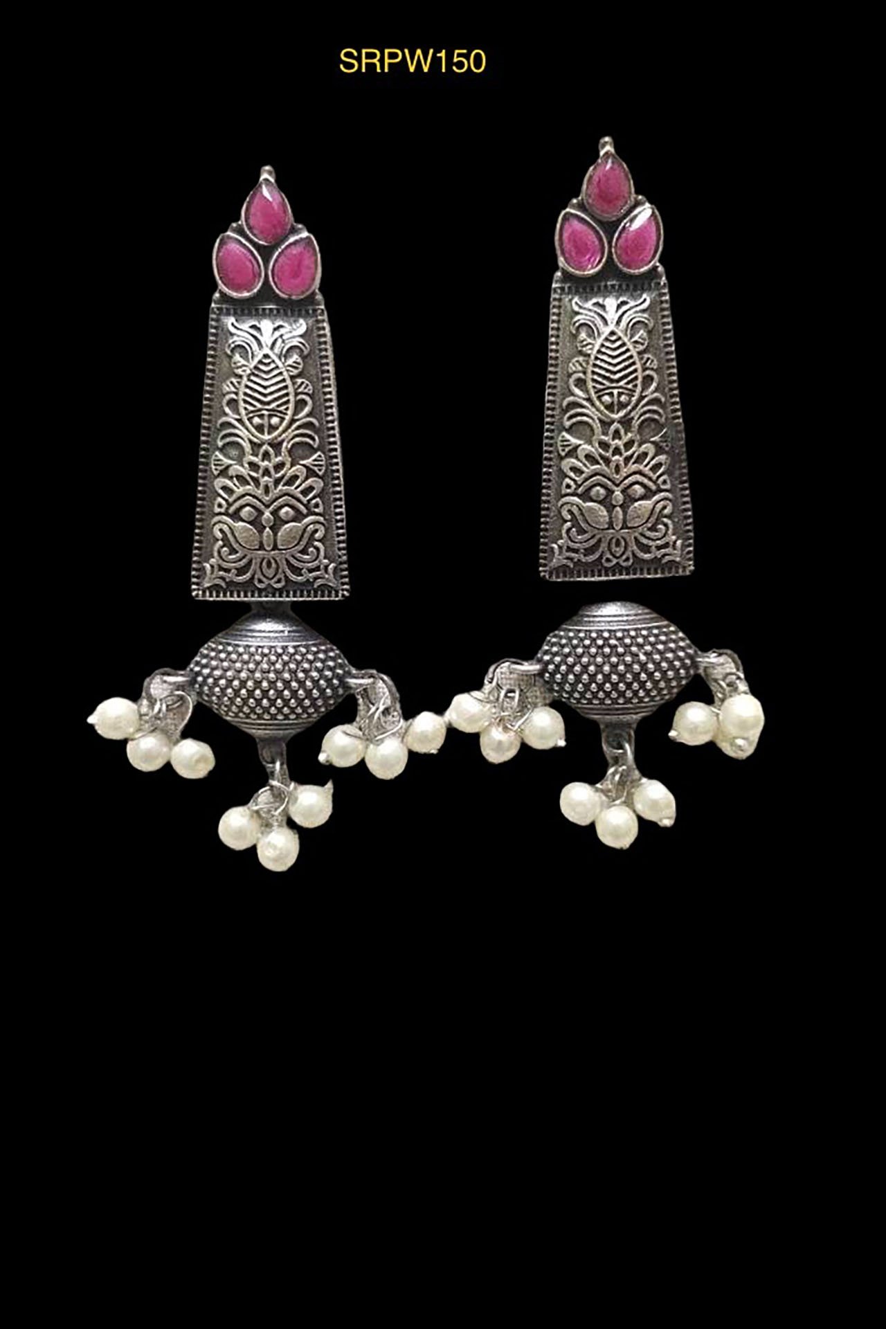 Pearl Work EarringRani SRPW150R