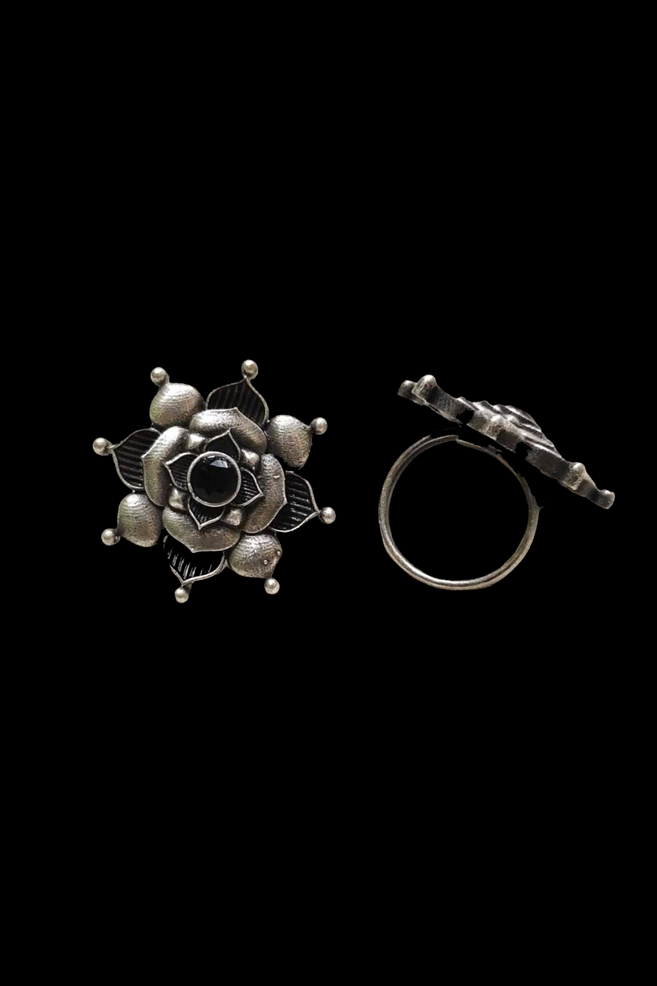 Ring With White Stone RSW115